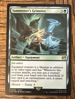Summoner's Grimoire - Non-Foil R MTG Final Fantasy M/NM English - Free Ship - Image 1