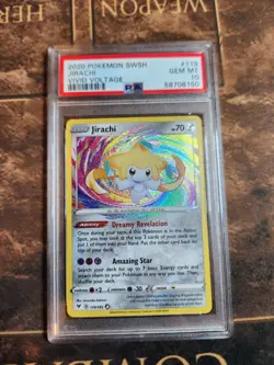 PSA 10 Jirachi Amazing Rare 119/185 Pokemon Vivid Voltage GEM MINT - Image 1