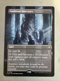 MTG / Soulstone Sanctuary / FDN / #0356 / Regular (Borderless) / Rare / NM - Image 1