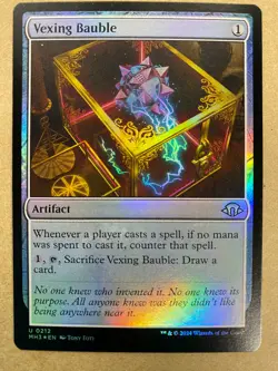 MTG 1x FOIL Vexing Bauble # 212 Modern Horizons 3 Magic the Gathering Card x1 NM - Image 1