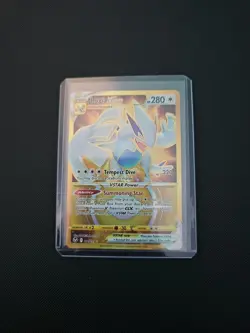 Lugia VSTAR 211/195 Gold Secret Rare SWSH12: Silver Tempest Pokemon Card TCG - Image 5