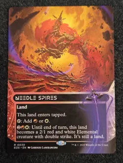 x1 Needle Spires (0030) - Borderless R MTG Edge of Eternities: Stellar Sights M/ - Image 1