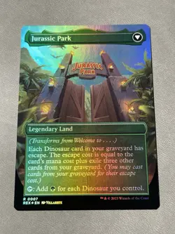 MTG Welcome To . . .  Jurassic Park FOIL Jurassic World Collection 0007 NM - Image 2