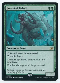 Frenzied Baloth #183 MTG Edge Of Eternities Magic The Gathering - Image 1