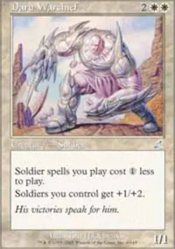 MTG Daru Warchief - Foil, Scourge, Moderately Played, English - Image 1