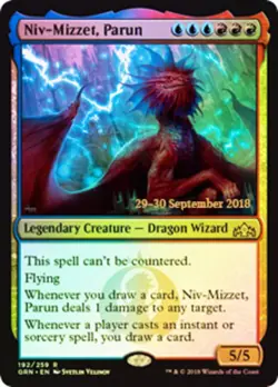 MTG Niv-Mizzet, Parun - Foil - Prerelease Promo, Prerelease & Release Promos, He - Image 1