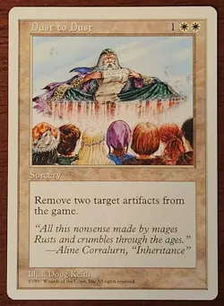 Dust to Dust MTG Core Set 5th Edition LP Magic The Gathering  - Image 1