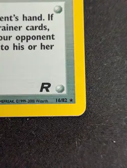 Trainer Rockets Sneak Attack 1st Edition Team Rocket 16/82 Holo Rare - Pokemon - Image 7