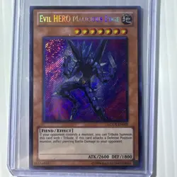 Yugioh Evil Hero Malicious Edge LCGX-EN029 Unlimited NM - Image 1