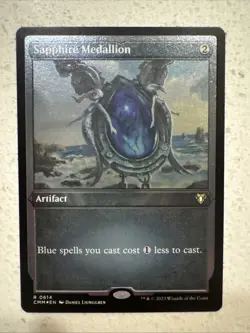 Sapphire Medallion (Foil Etched) Commander Masters Foil - Image 2