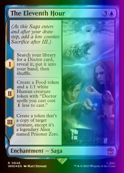 MTG Magic the Gathering The Eleventh Hour (646/1208) Doctor Who LP FOIL- SURGE - Image 1