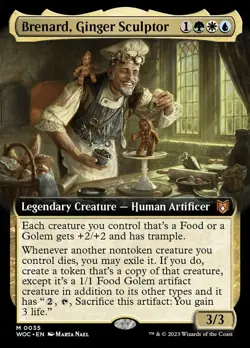 MTG Brenard, Ginger Sculptor (35/208) Wilds of Eldraine Commander LP - Image 1