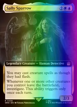MTG Magic the Gathering Sally Sparrow (439/1208) Doctor Who LP FOIL - Image 1