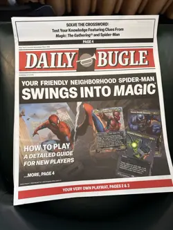 MTG Spider-Man Welcome Packs FULL SET SDCC 2025 w. Daily Bugle MTG Newspaper - Image 5