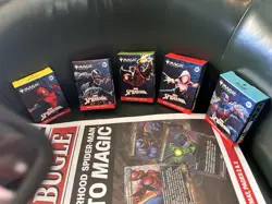 MTG Spider-Man Welcome Packs FULL SET SDCC 2025 w. Daily Bugle MTG Newspaper - Image 6