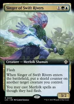 MTG Singer of Swift Rivers (66/401) The Lost Caverns of Ixalan Commander LP - Image 1