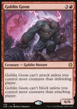 MTG Magic the Gathering Goblin Goon (326/496) Jumpstart NM - Image 1
