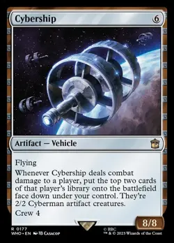 MTG Magic the Gathering Cybership (177/1208) Doctor Who LP - Image 1
