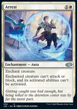 MTG Magic the Gathering Arrest (52/835) Jumpstart 2022 LP - Image 1