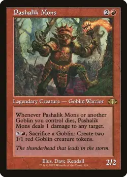 MTG Magic the Gathering Pashalik Mons (328/520) Dominaria Remastered LP - Image 1