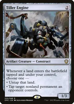 MTG Magic the Gathering Tiller Engine (20/265) Dominaria United Commander LP - Image 2