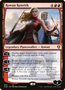 MTG Rowan Kenrith (805/1080) Commander Legends Battle for Baldur's Gate LP - Image 1