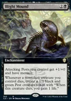 MTG Magic the Gathering Blight Mound (363/465) Commander 2021 LP - Image 2