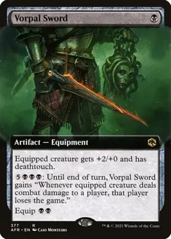 MTG Vorpal Sword (377/518) Adventures in the Forgotten Realms LP - Image 1