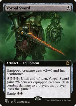 MTG Vorpal Sword (377/518) Adventures in the Forgotten Realms LP - Image 2