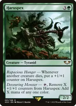 MTG Magic the Gathering Haruspex (91/657) Warhammer 40,000 LP - Image 1