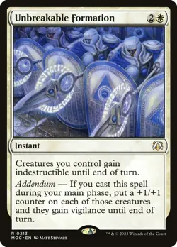 MTG Unbreakable Formation ** March of the Machine Commander ** English (NM) - Image 3