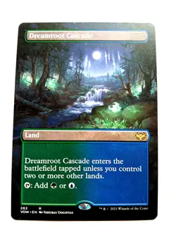MTG: Dreamroot Cascade (Borderless) Innistrad: Crimson Vow !~*RARE*~! - Image 1