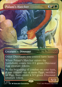 MTG Palani's Hatcher Borderless Foil ** The Lost Caverns of Ixalan ** En (NM) - Image 3