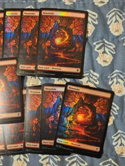 Mountain (Showcase)  FOIL Dominaria United x23 Near Mint 280/281 - Image 8