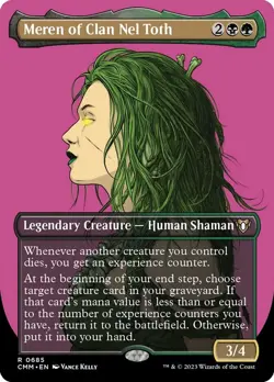 MTG Meren of Clan Nel Toth Borderless ** Commander Masters ** English (NM) - Image 1