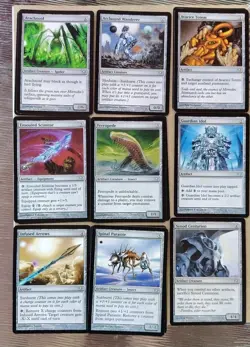 Magic the Gathering MIRRODIN BLOCK LOT.  71 Cards. Foil, Rare, Unc.  VG-NM.  MTG - Image 5
