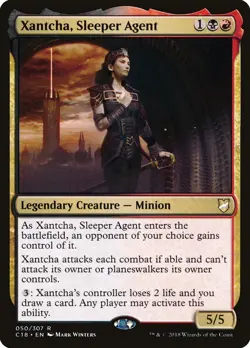 MTG Xantcha, Sleeper Agent ** Commander 2018 ** English (NM) - Image 3