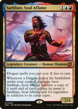 MTG Sarkhan, Soul Aflame ** March of the Machine: The Aftermath ** English (NM) - Image 1