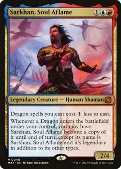 MTG Sarkhan, Soul Aflame ** March of the Machine: The Aftermath ** English (NM) - Image 3