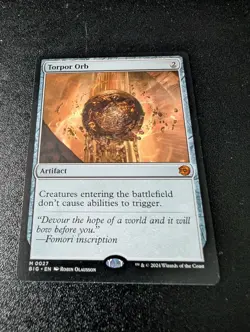 Torpor Orb Outlaws of Thunder Junction: the Big Score MTG Magic the Gathering - Image 1