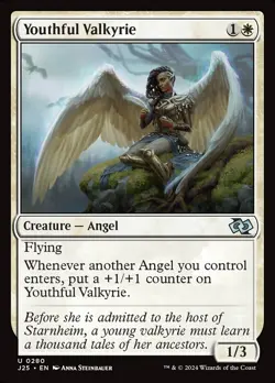 MTG Youthful Valkyrie ** Foundations Jumpstart ** English (NM) - Image 3