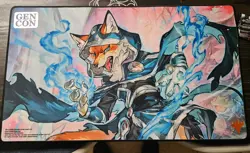 Foil MTG Playmat - Gen Con 2024 Exclusive Jace, the Mind Sculptor (Bloomburrow) - Image 2