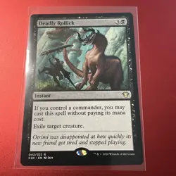[1x] Deadly Rollick Near Mint, English Commander 2020 MTG Magic - Image 1