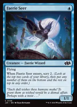 MTG Faerie Seer ** Foundations Jumpstart ** English (NM) - Image 1