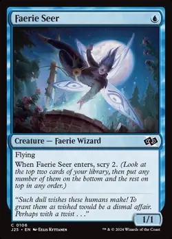 MTG Faerie Seer ** Foundations Jumpstart ** English (NM) - Image 3