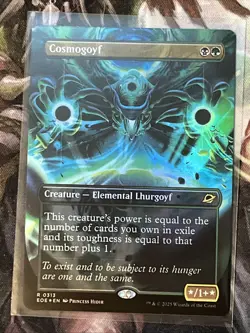 Cosmogoyf (Borderless) Edge of Eternities Foil - Image 1