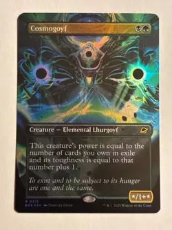 Cosmogoyf (Borderless FOIL) Edge of Eternities - MTG - Image 3