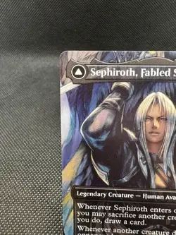 0317 Sephiroth, Fabled Soldier Borderless Magic The Gathering FF Non-foil - Image 11