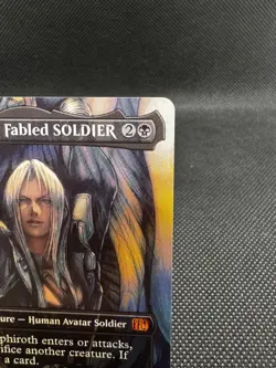 0317 Sephiroth, Fabled Soldier Borderless Magic The Gathering FF Non-foil - Image 12