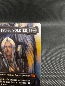 0317 Sephiroth, Fabled Soldier Borderless Magic The Gathering FF Non-foil - Image 3